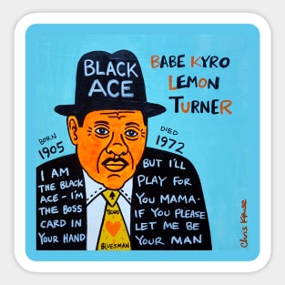 Black Ace Sticker